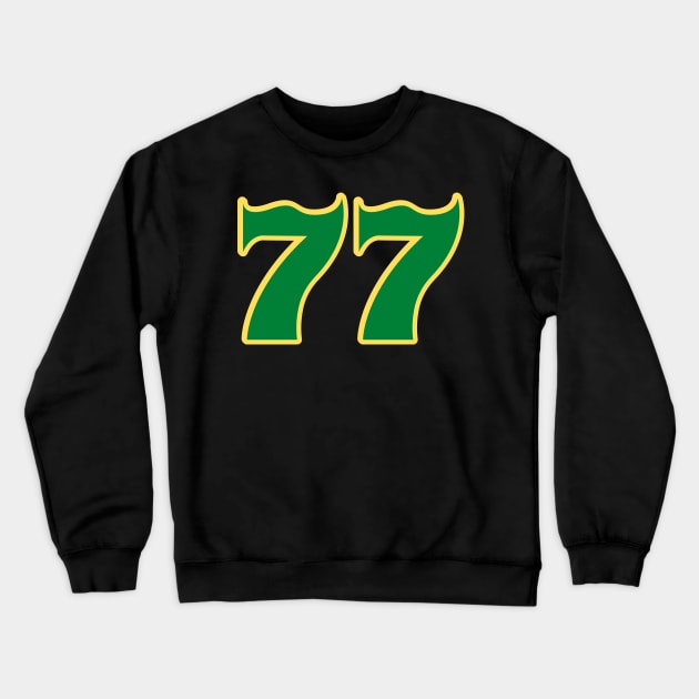 Number 77 Crewneck Sweatshirt by Mcvipa⭐⭐⭐⭐⭐